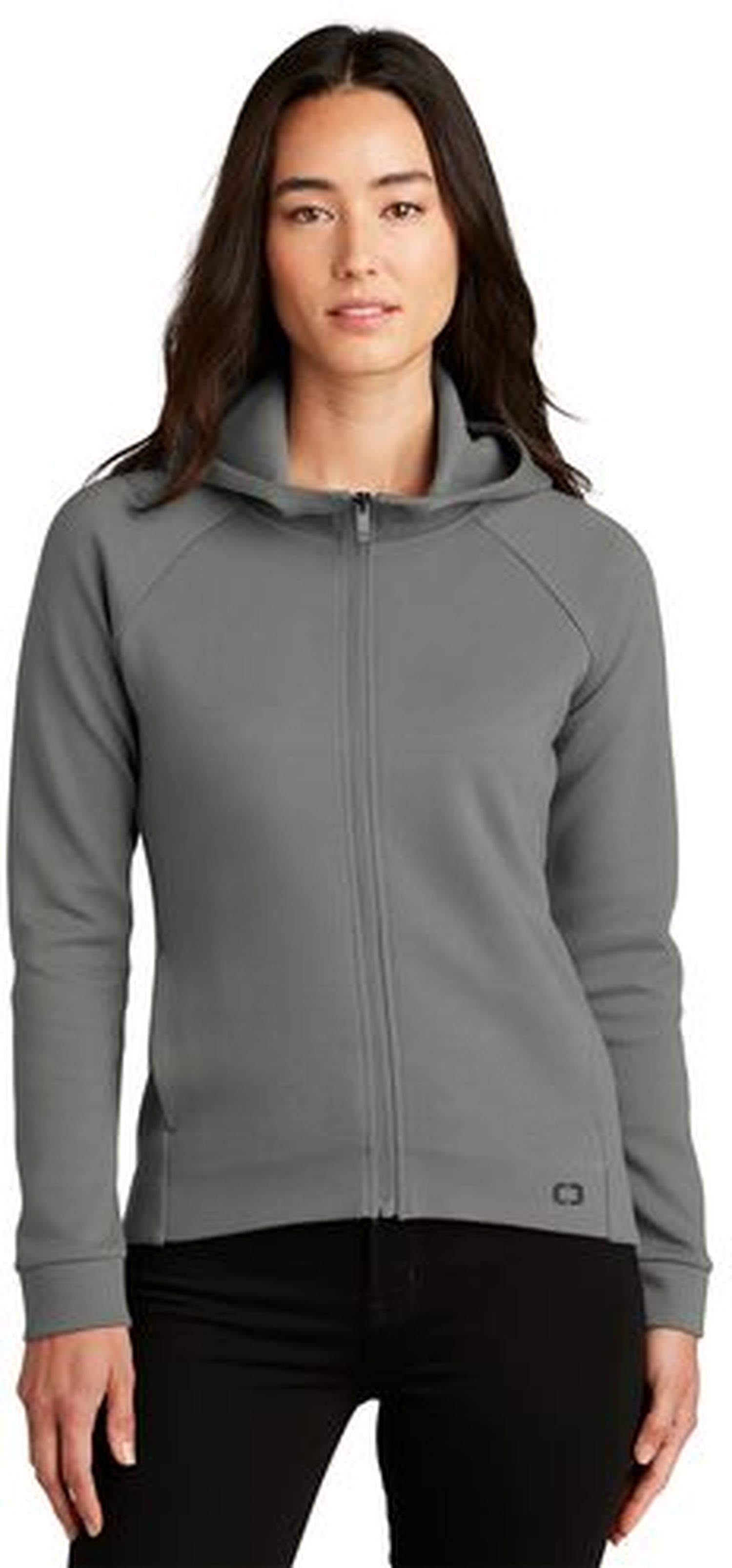OGIO Women 8.9oz 77/23 Cotton/Poly Bolt Full-Zip Jacket With Pockets